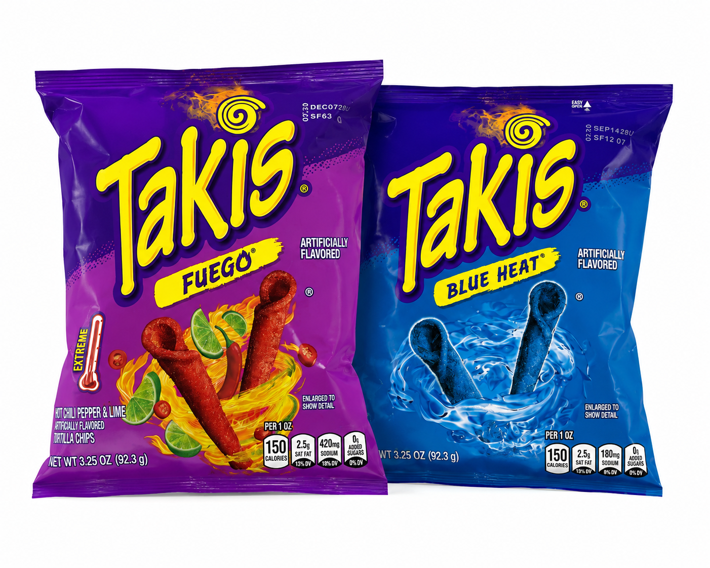 Takis Chips Variety Flavor 3.25 oz Bag