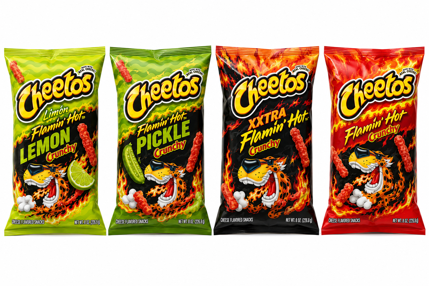 Hot Cheetos Chips Variety