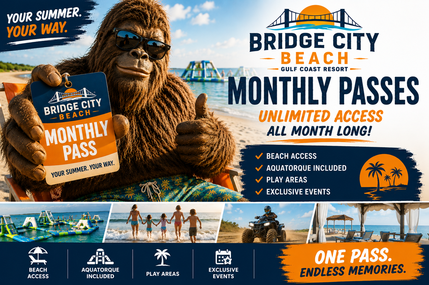 Beach Monthly Pass