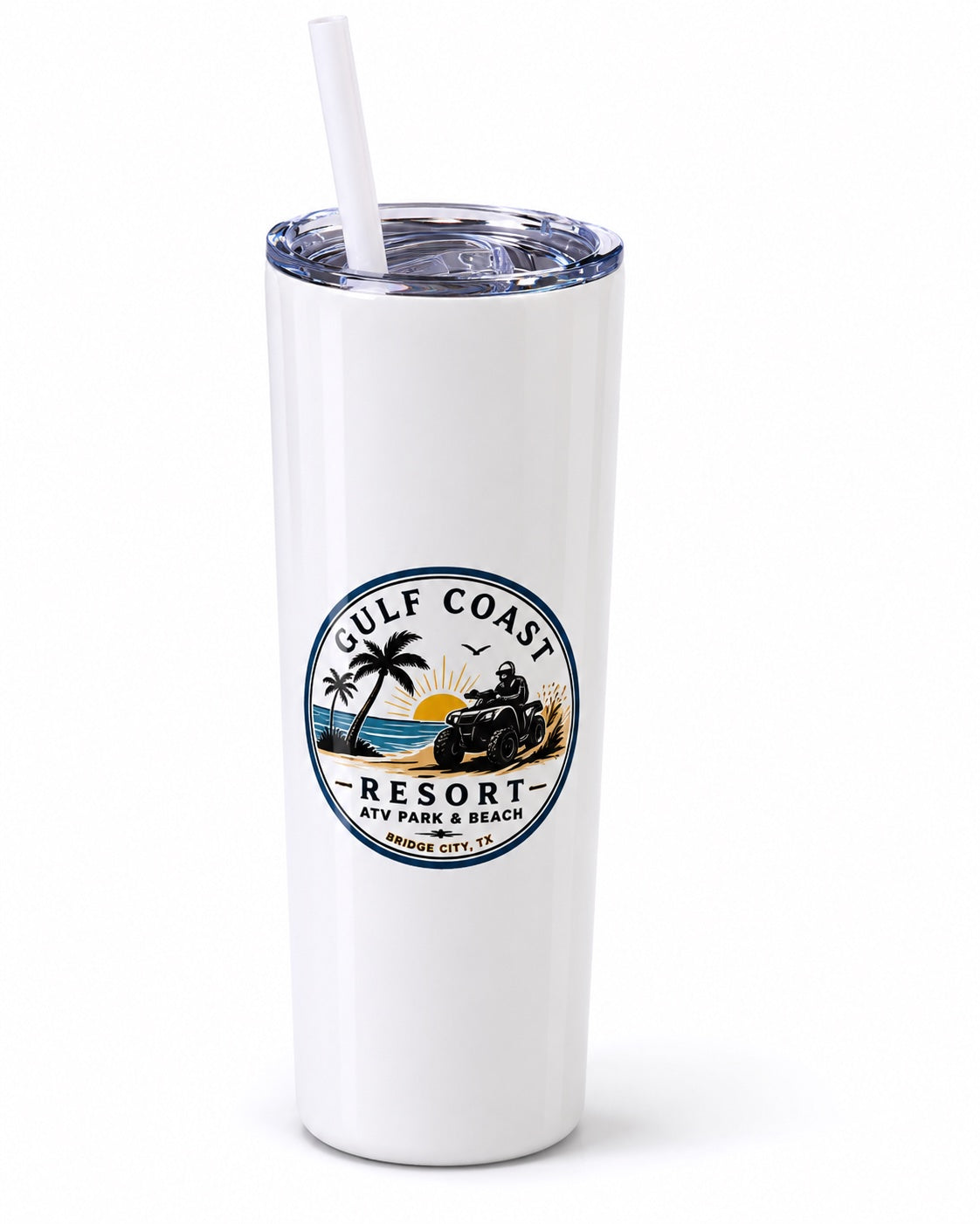 Gulf Coast Resort Skinny Tumbler