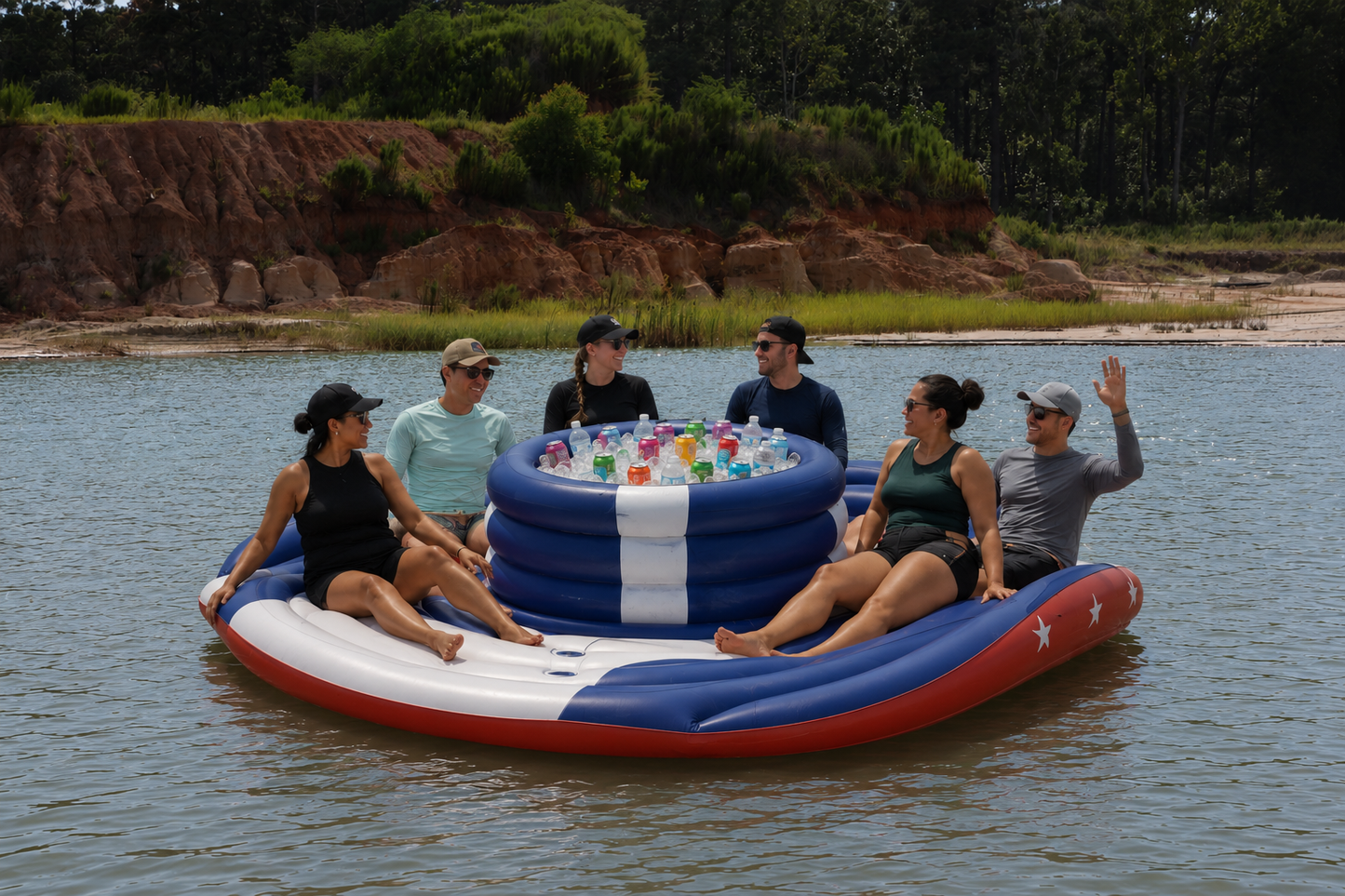 Patriotic Cowboy Hat Party Island Rental