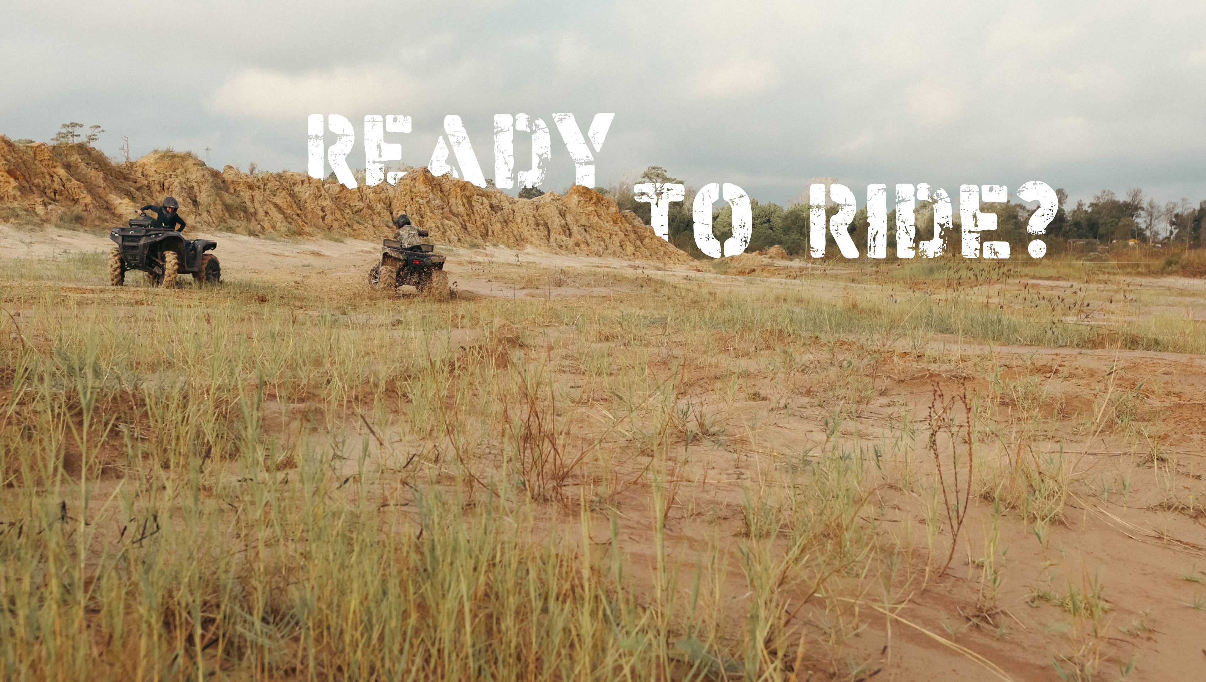 REady to ride - atv riders at gulf coast ATV park