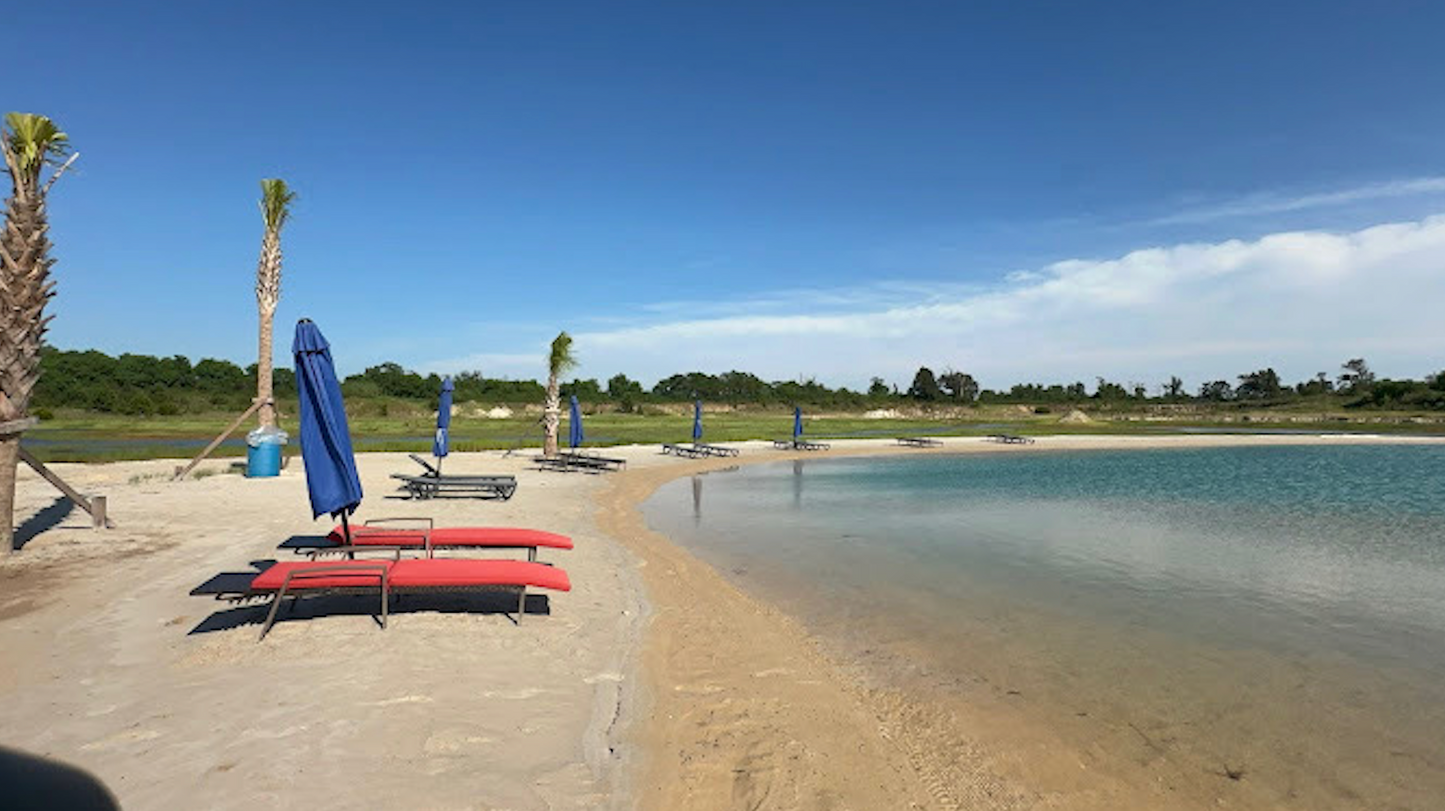 Premium Beach Loungers with Umbrellas- Full Day